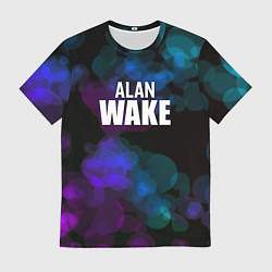 Футболка мужская Alan wake текстура, цвет: 3D-принт