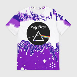Футболка мужская Pink floyd violet splash, цвет: 3D-принт