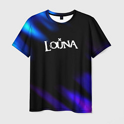 Футболка мужская Louna neon bend, цвет: 3D-принт