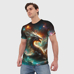 Футболка мужская The incredible space dragon, цвет: 3D-принт — фото 2
