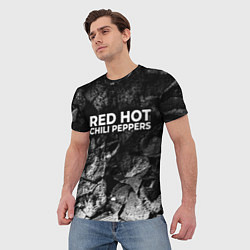Футболка мужская Red Hot Chili Peppers black graphite, цвет: 3D-принт — фото 2