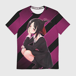 Футболка мужская Кагуя из Kaguya sama wa Kokurasetai, цвет: 3D-принт