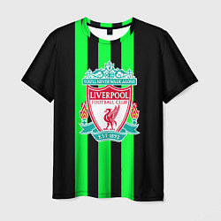 Футболка мужская Liverpool line green, цвет: 3D-принт