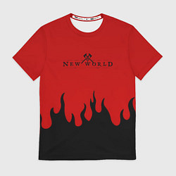 Футболка мужская New world fire, цвет: 3D-принт