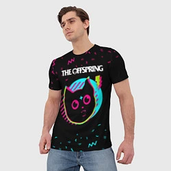 Футболка мужская The Offspring - rock star cat, цвет: 3D-принт — фото 2