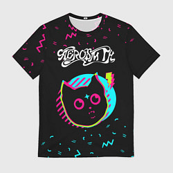 Футболка мужская Aerosmith - rock star cat, цвет: 3D-принт