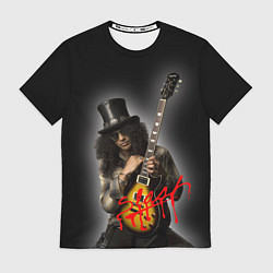 Футболка мужская Slash музыкант группы Guns N Roses, цвет: 3D-принт