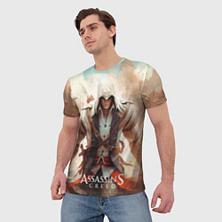 Футболка мужская Assassins creed большой город, цвет: 3D-принт — фото 2