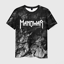 Футболка мужская Manowar black graphite, цвет: 3D-принт