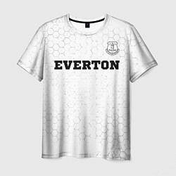 Футболка мужская Everton sport на светлом фоне посередине, цвет: 3D-принт