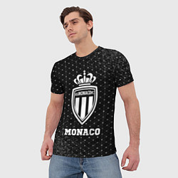 Футболка мужская Monaco sport на темном фоне, цвет: 3D-принт — фото 2