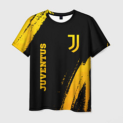 Футболка мужская Juventus - gold gradient вертикально, цвет: 3D-принт