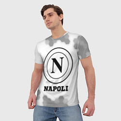 Футболка мужская Napoli sport на светлом фоне, цвет: 3D-принт — фото 2