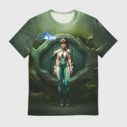 Футболка мужская Stellar Blade Eve girl, цвет: 3D-принт