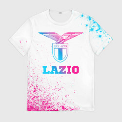 Футболка мужская Lazio neon gradient style, цвет: 3D-принт