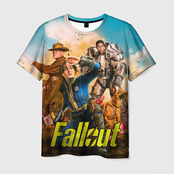 Футболка мужская Fallout all, цвет: 3D-принт