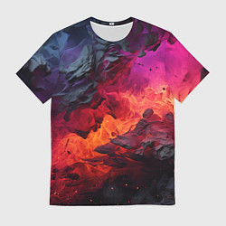Мужская футболка Яркий абстрактный путь