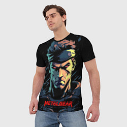 Футболка мужская Веном Снейк Metal gear game, цвет: 3D-принт — фото 2