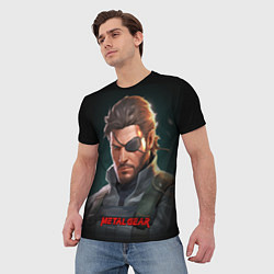 Футболка мужская Веном Снейк из игры Metal gear, цвет: 3D-принт — фото 2