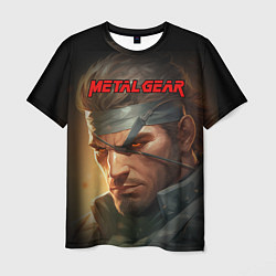 Футболка мужская Веном Снейк из игры Metal gear, цвет: 3D-принт