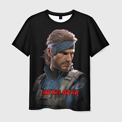 Футболка мужская Веном Снейк из игры Metal gear, цвет: 3D-принт