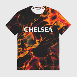 Футболка мужская Chelsea red lava, цвет: 3D-принт