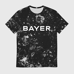 Футболка мужская Bayer 04 black ice, цвет: 3D-принт