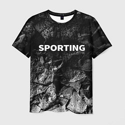 Футболка мужская Sporting black graphite, цвет: 3D-принт