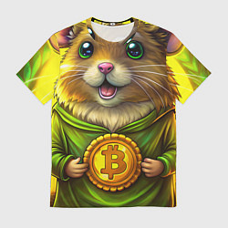 Футболка мужская Пушистик и криптовалютные сбережения, цвет: 3D-принт