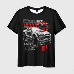 Футболка мужская Skyline gtr34, цвет: 3D-принт