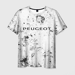 Футболка мужская Peugeot dirty ice, цвет: 3D-принт