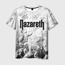 Футболка мужская Nazareth white graphite, цвет: 3D-принт