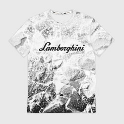Футболка мужская Lamborghini white graphite, цвет: 3D-принт