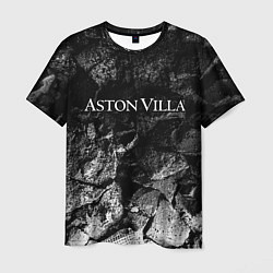 Футболка мужская Aston Villa black graphite, цвет: 3D-принт