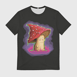 Футболка мужская День Мухомора, цвет: 3D-принт