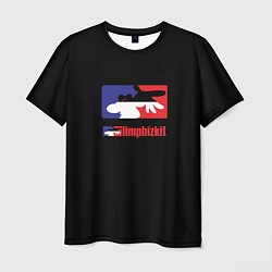 Футболка мужская Limp Bizkit logo brend, цвет: 3D-принт