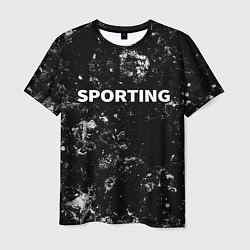 Футболка мужская Sporting black ice, цвет: 3D-принт