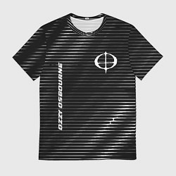 Футболка мужская Ozzy Osbourne metal rock lines, цвет: 3D-принт