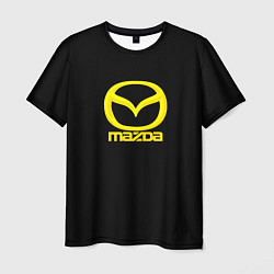 Футболка мужская Mazda yellow, цвет: 3D-принт
