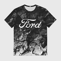Футболка мужская Ford black graphite, цвет: 3D-принт