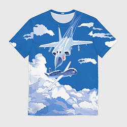 Футболка мужская Атака МиГ-31, цвет: 3D-принт