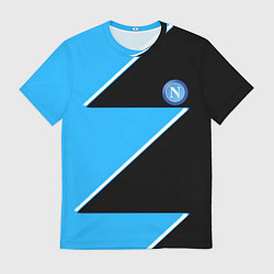 Футболка мужская Napoli fc geometry blue, цвет: 3D-принт