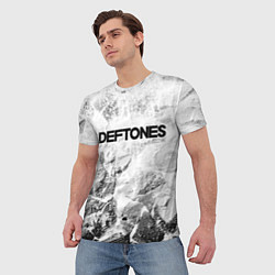 Футболка мужская Deftones white graphite, цвет: 3D-принт — фото 2