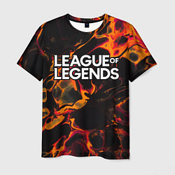Футболка мужская League of Legends red lava, цвет: 3D-принт