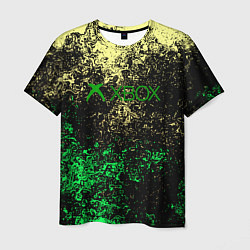 Футболка мужская Xbox брызги красок, цвет: 3D-принт