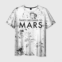Футболка мужская Thirty Seconds to Mars dirty ice, цвет: 3D-принт