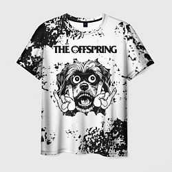 Футболка мужская The Offspring - рок пес, цвет: 3D-принт