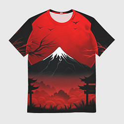 Футболка мужская Мрачная Япония, цвет: 3D-принт