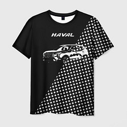 Футболка мужская Haval чёрно-белый, цвет: 3D-принт