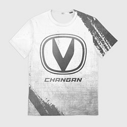 Футболка мужская Changan - white gradient, цвет: 3D-принт